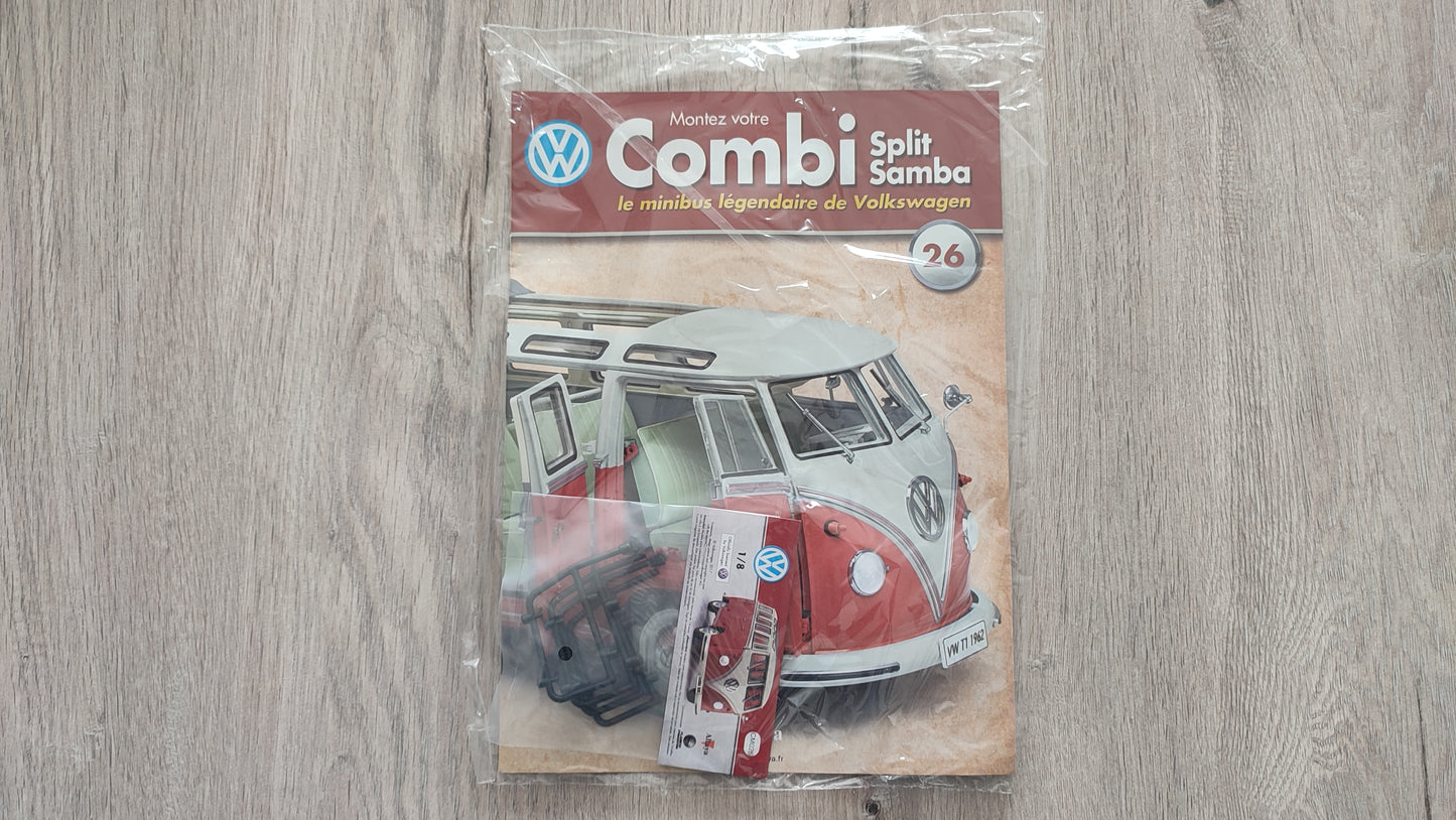 Fascicule numéro 26 n°26 Le combi Volkswagen Split Samba 1/8 1/8ème Altaya #C72