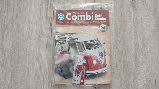 Fascicule numéro 26 n°26 Le combi Volkswagen Split Samba 1/8 1/8ème Altaya #C72