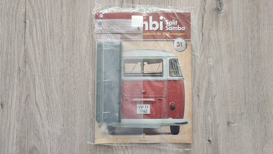 Fascicule numéro 31 n°31 Le combi Volkswagen Split Samba 1/8 1/8ème Altaya #C72