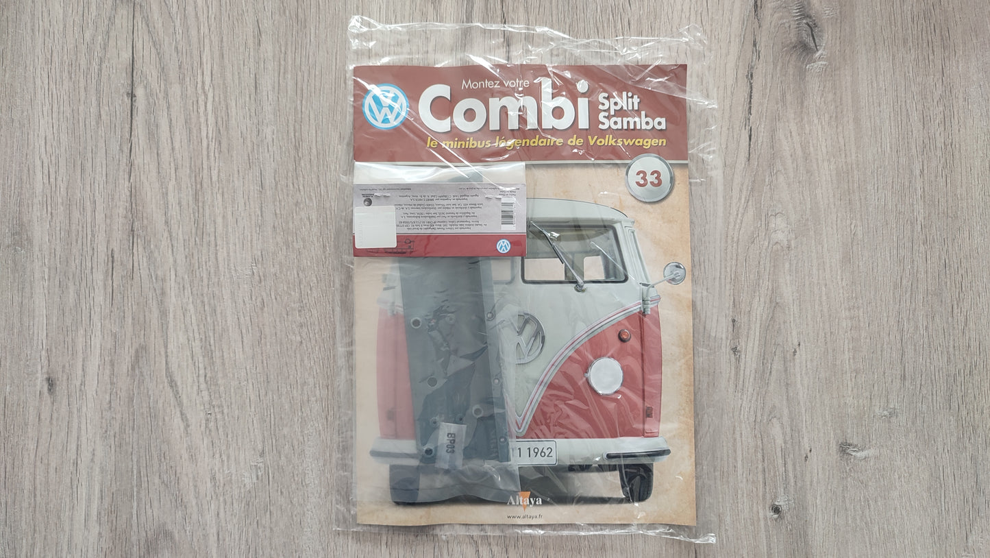 Fascicule numéro 33 n°33 Le combi Volkswagen Split Samba 1/8 1/8ème Altaya #C72