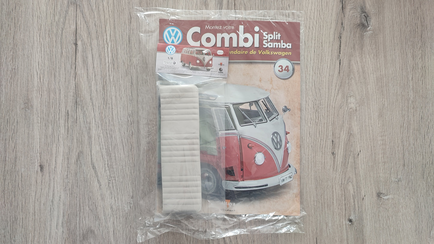 Fascicule numéro 34 n°34 Le combi Volkswagen Split Samba 1/8 1/8ème Altaya #C72