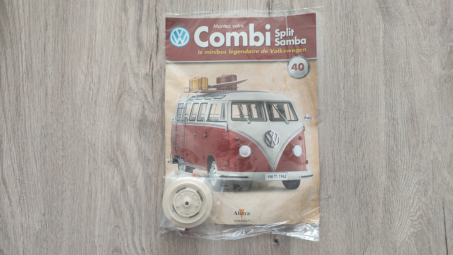 Fascicule numéro 40 n°40 Le combi Volkswagen Split Samba 1/8 1/8ème Altaya #C72