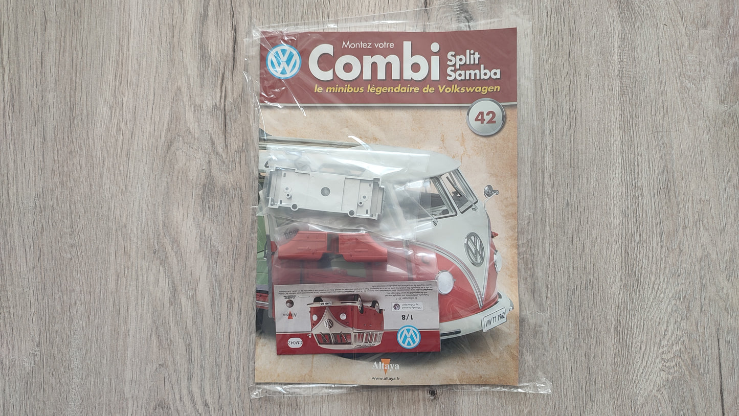 Fascicule numéro 42 n°42 Le combi Volkswagen Split Samba 1/8 1/8ème Altaya #C72