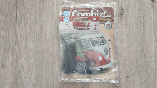 Fascicule numéro 58 n°58 Le combi Volkswagen Split Samba 1/8 1/8ème Altaya #C72