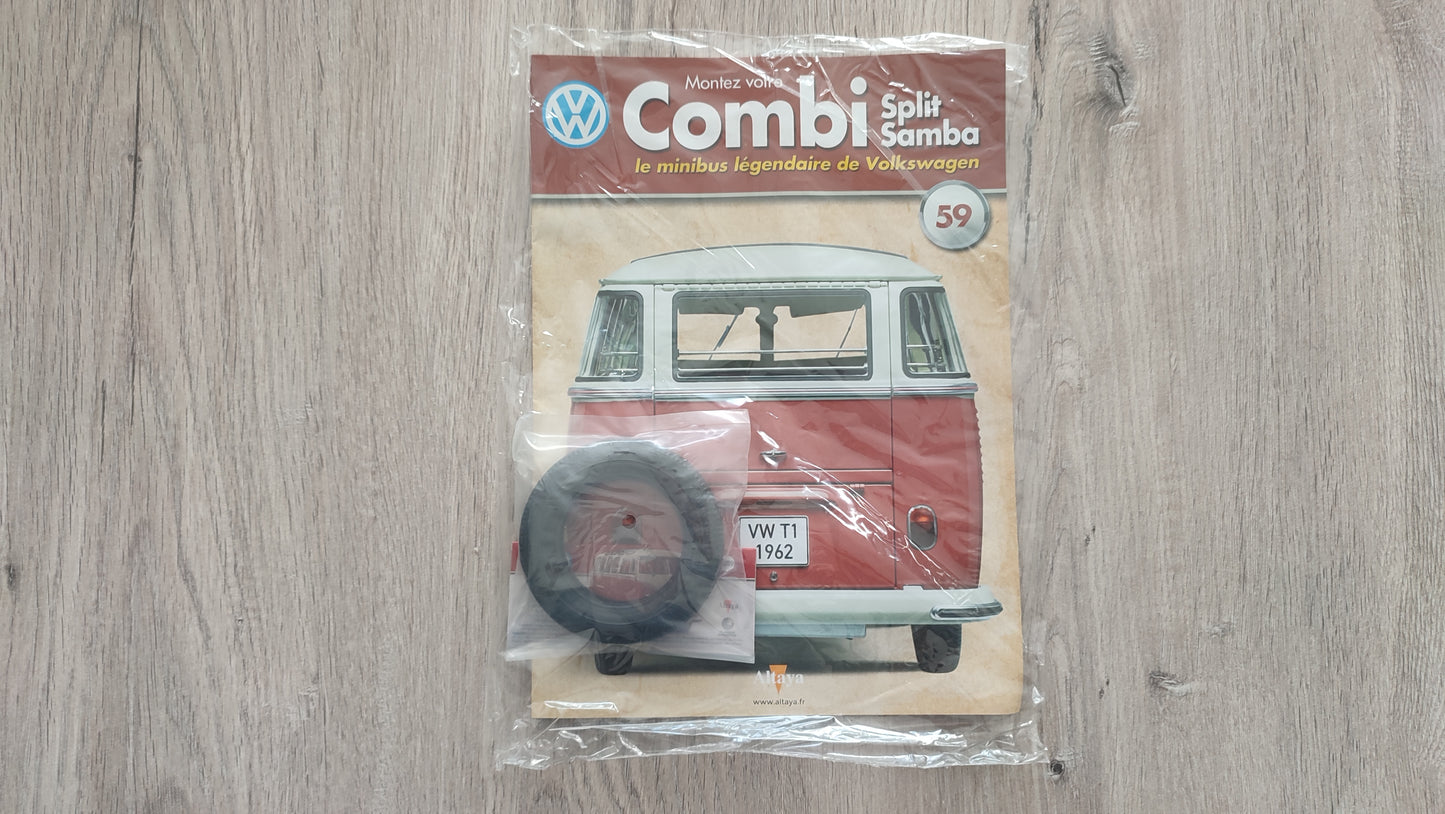 Fascicule numéro 59 n°59 Le combi Volkswagen Split Samba 1/8 1/8ème Altaya #C72