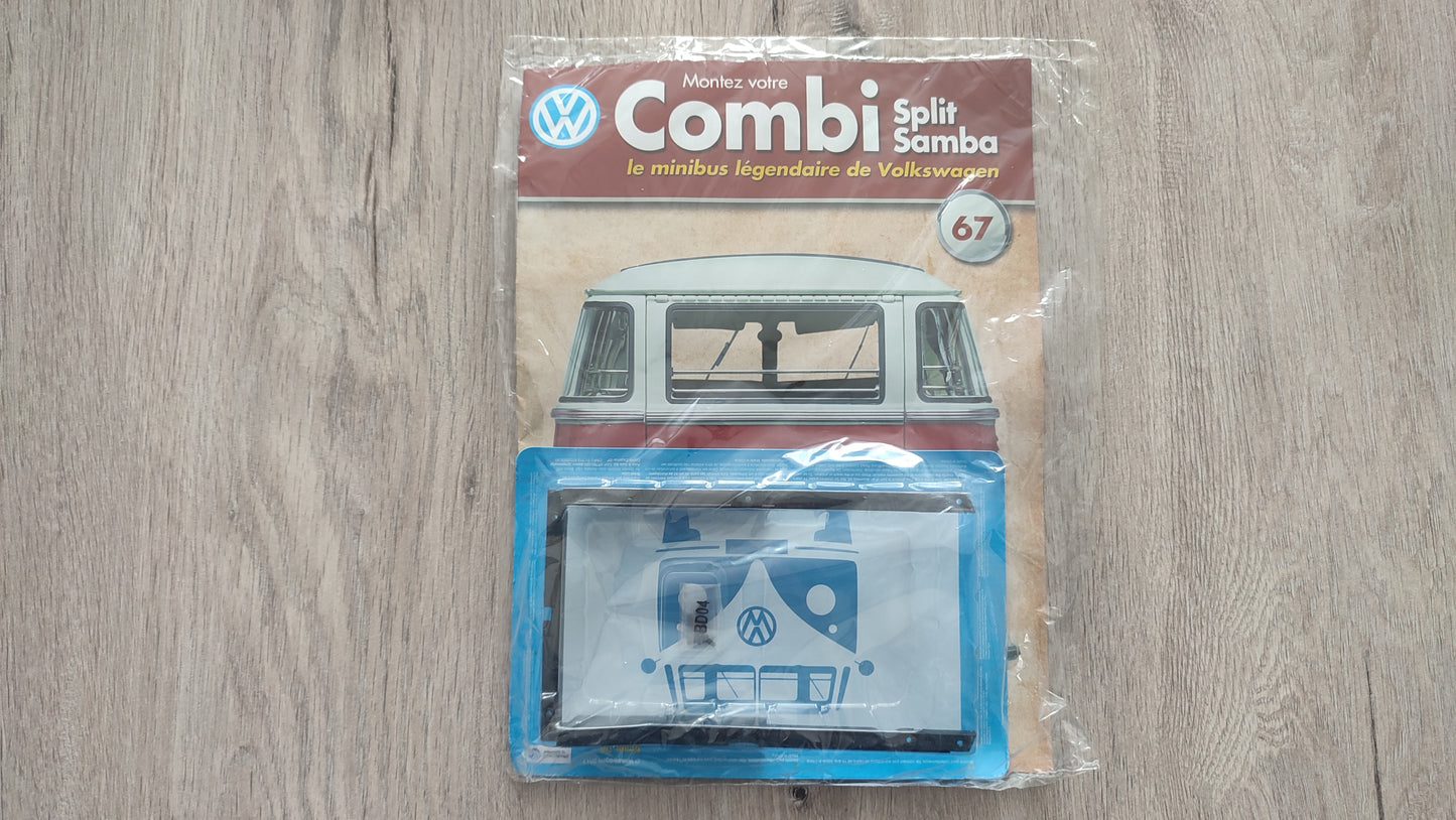 Fascicule numéro 67 n°67 Le combi Volkswagen Split Samba 1/8 1/8ème Altaya #C72