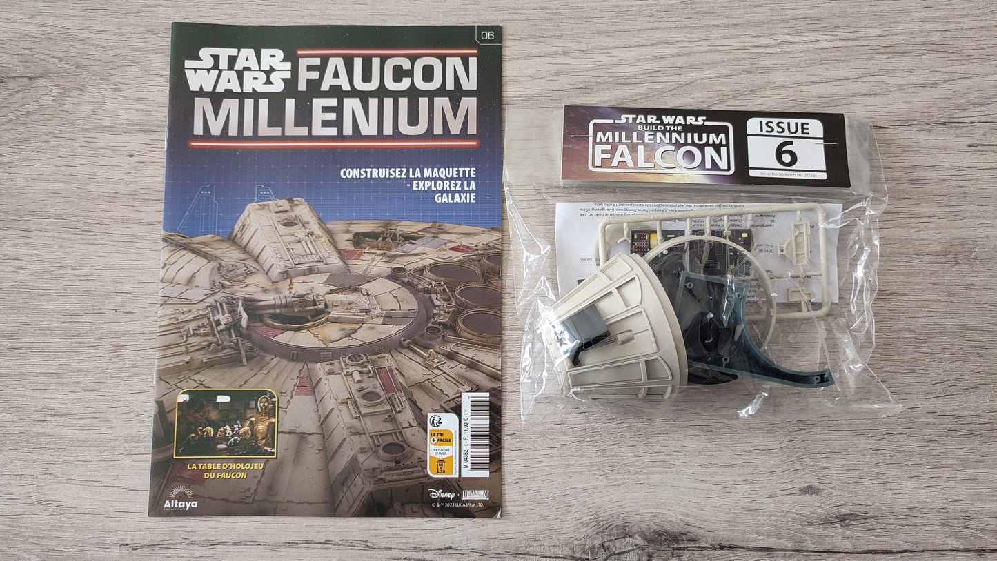 Fascicule numéro 6 n°6 Star Wars Faucon Millenium Altaya #D05