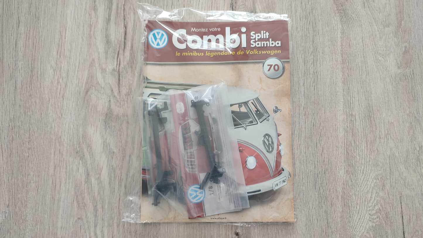 Fascicule numéro 70 n°70 Le combi Volkswagen Split Samba 1/8 1/8ème Altaya #C72