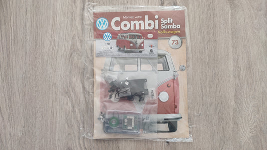 Fascicule numéro 73 n°73 Le combi Volkswagen Split Samba 1/8 1/8ème Altaya #C72