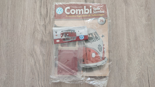 Fascicule numéro 74 n°74 Le combi Volkswagen Split Samba 1/8 1/8ème Altaya #C72