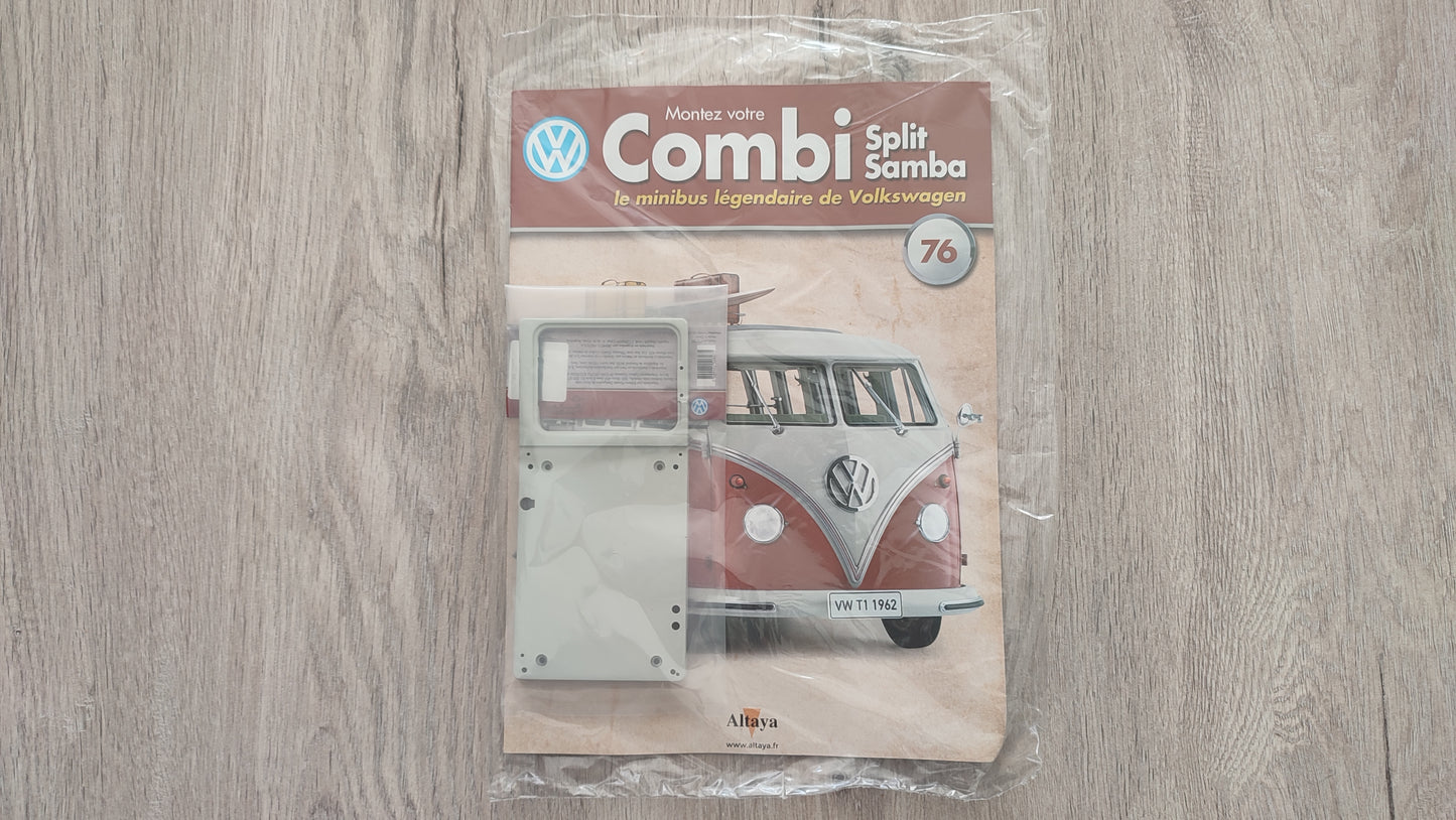 Fascicule numéro 76 n°76 Le combi Volkswagen Split Samba 1/8 1/8ème Altaya #C72