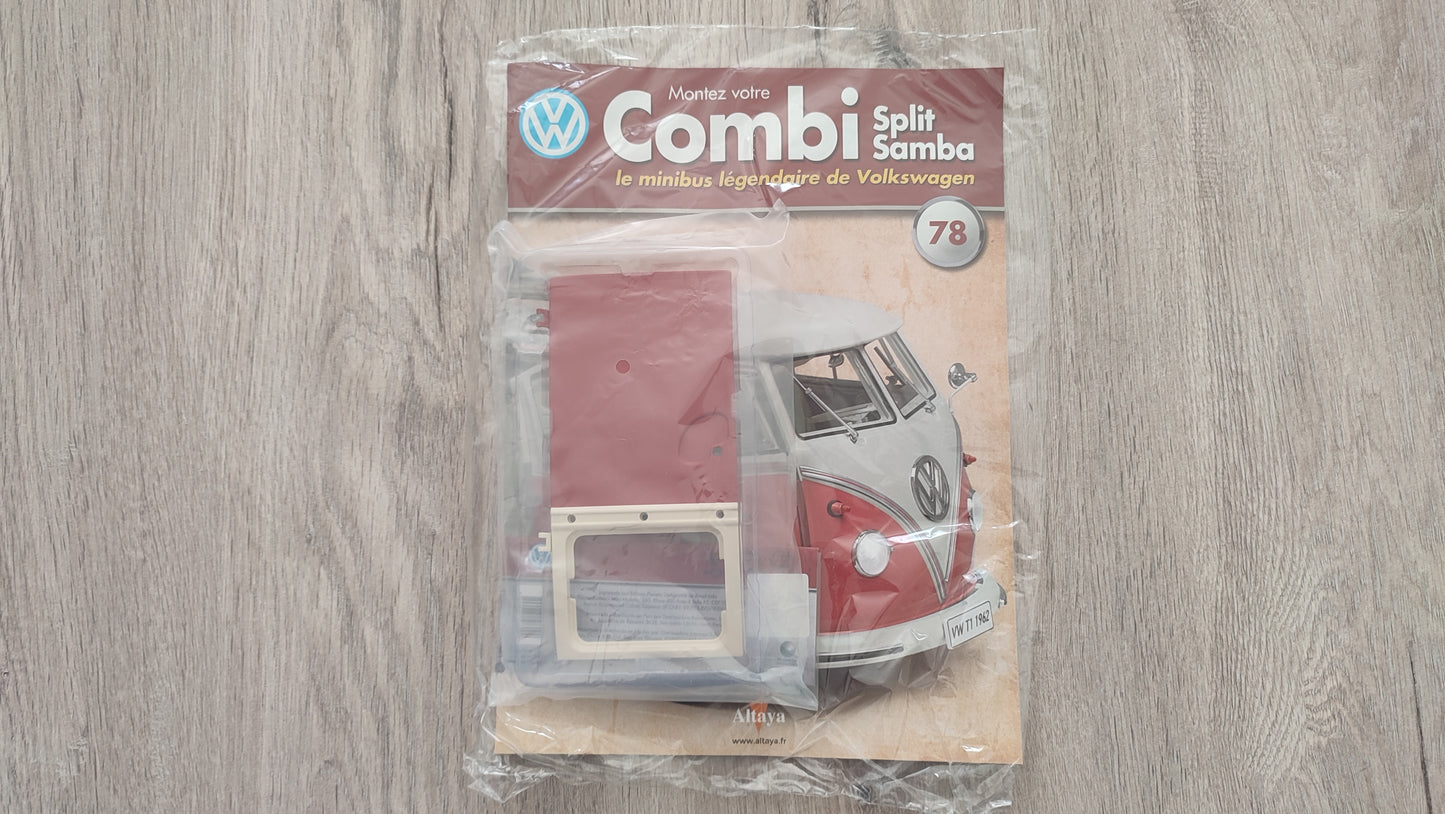 Fascicule numéro 78 n°78 Le combi Volkswagen Split Samba 1/8 1/8ème Altaya #C72