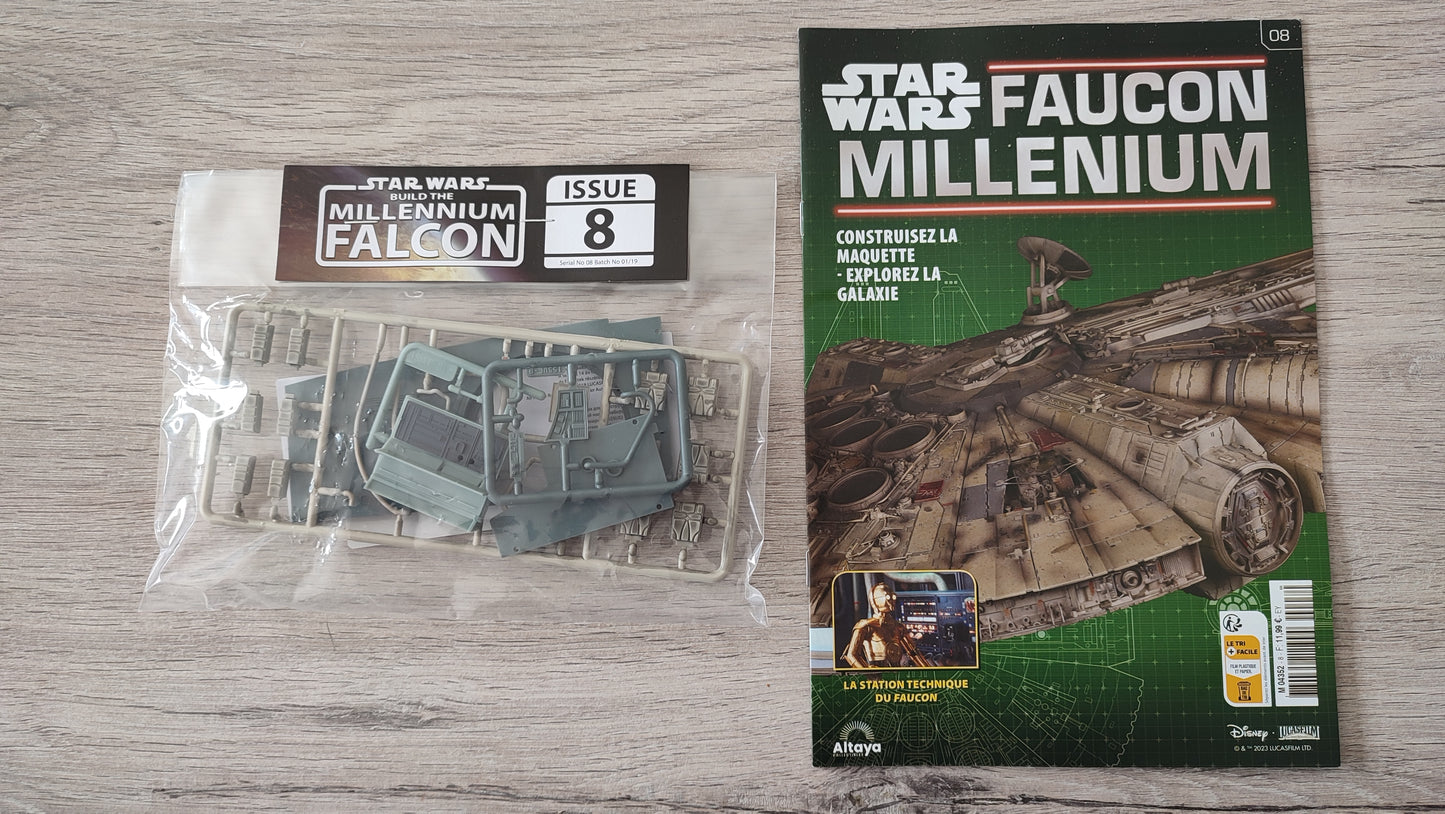 Fascicule numéro 8 n°8 Star Wars Faucon Millenium Altaya #D05