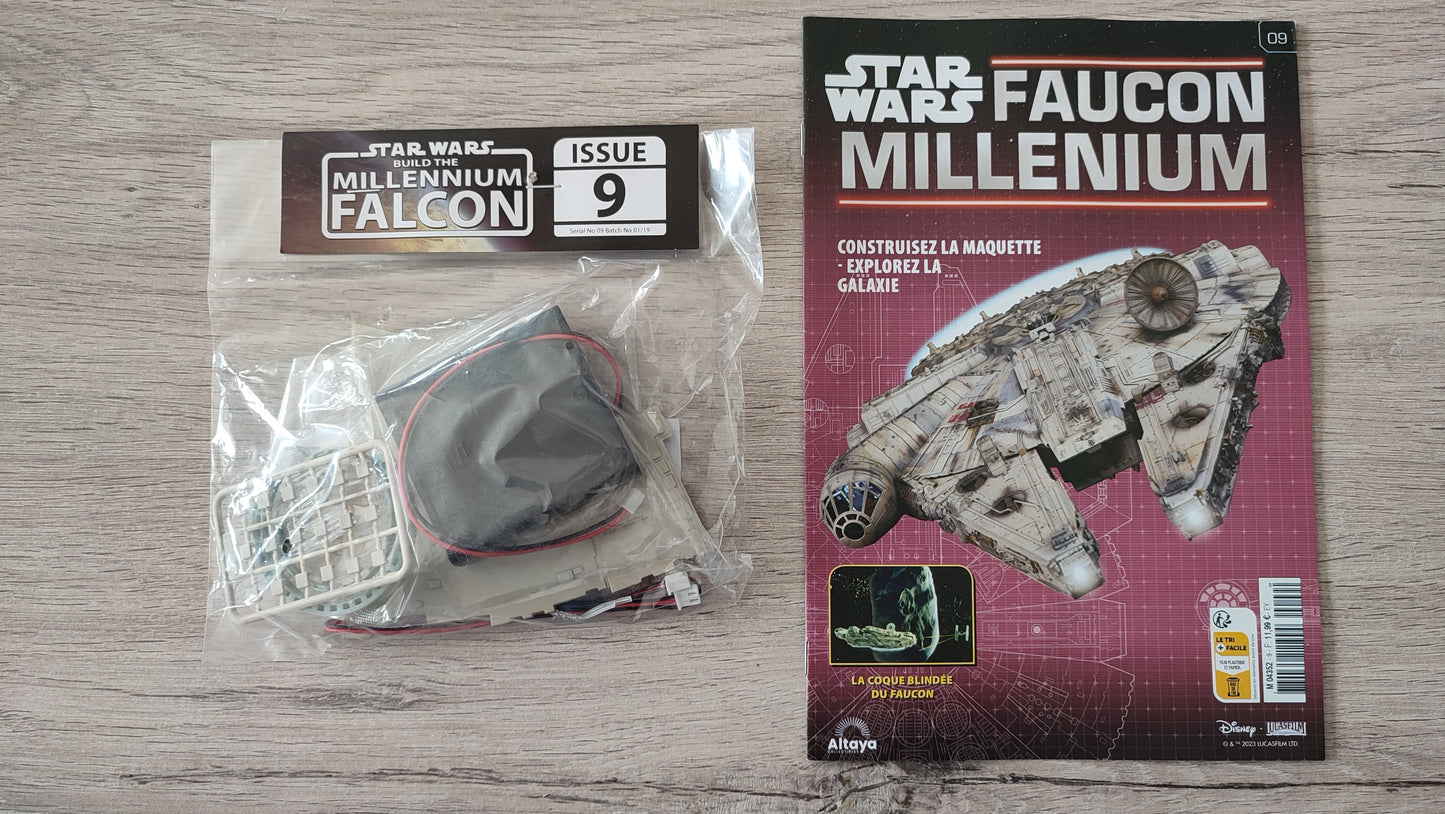 Fascicule numéro 9 n°9 Star Wars Faucon Millenium Altaya #D05