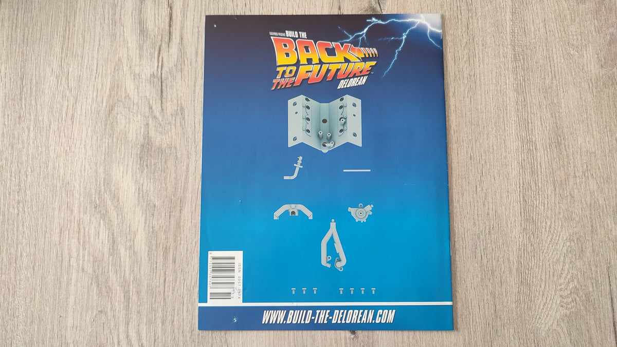 Fascicule sans pièce n°19 pièce détachée DeLorean Retour vers le Futur Eaglemoss 1/8 #E76