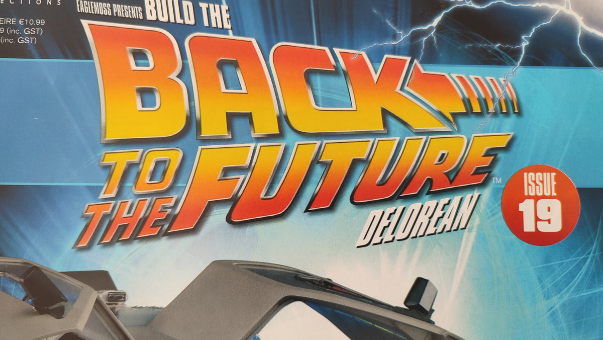 Fascicule sans pièce n°19 pièce détachée DeLorean Retour vers le Futur Eaglemoss 1/8 #E76