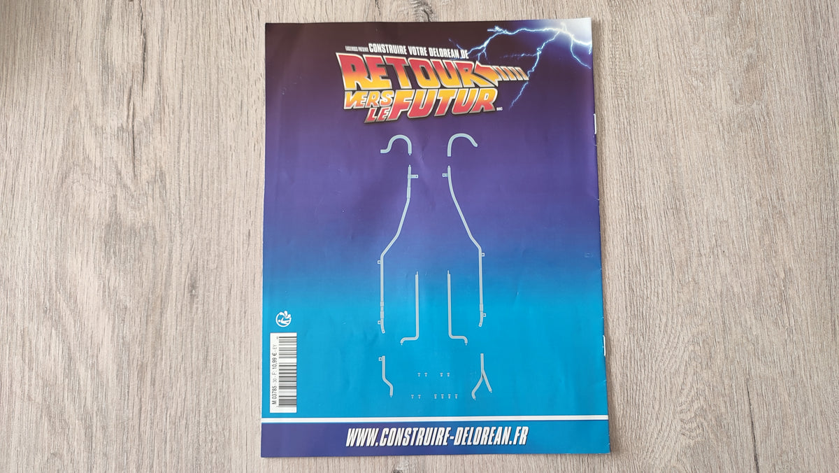 Fascicule sans pièces n°30 pièce détachée DeLorean Retour vers le Futur Eaglemoss 1/8 #E76