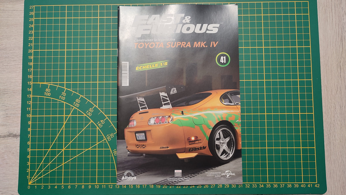 Fascicule sans pièces numéro 41 n°41 Toyota Supra MK.IV Fast & Furious 1/8 1/8e 1/8ème Altaya #E78