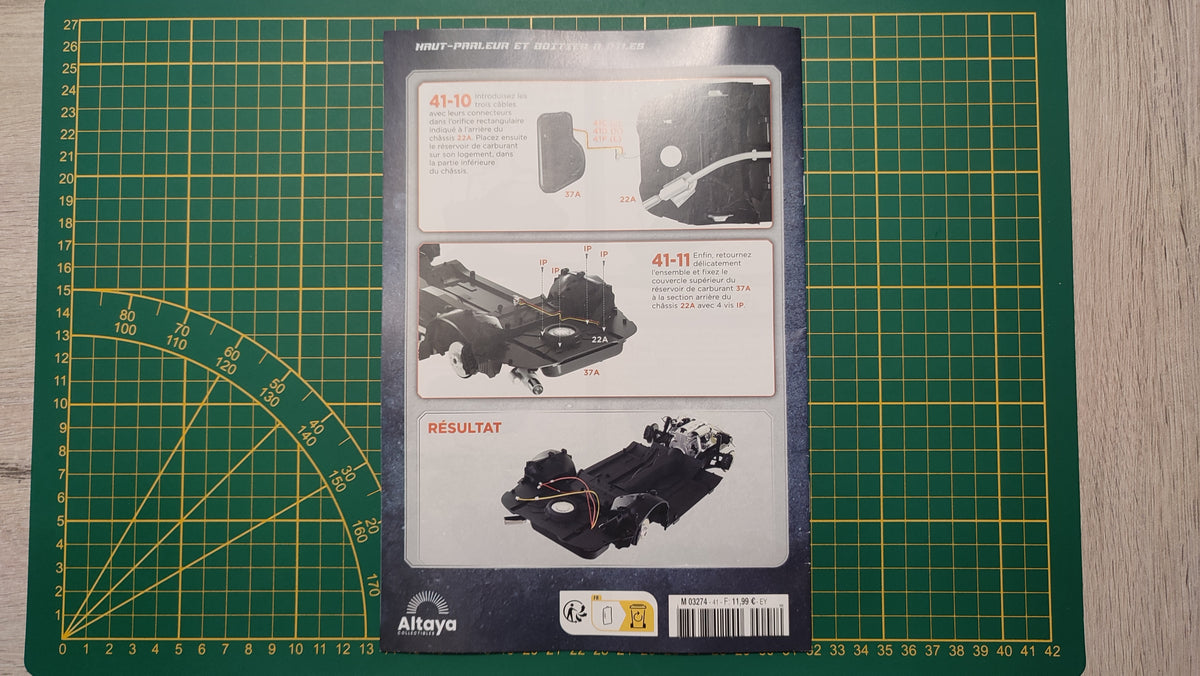 Fascicule sans pièces numéro 41 n°41 Toyota Supra MK.IV Fast & Furious 1/8 1/8e 1/8ème Altaya #E78