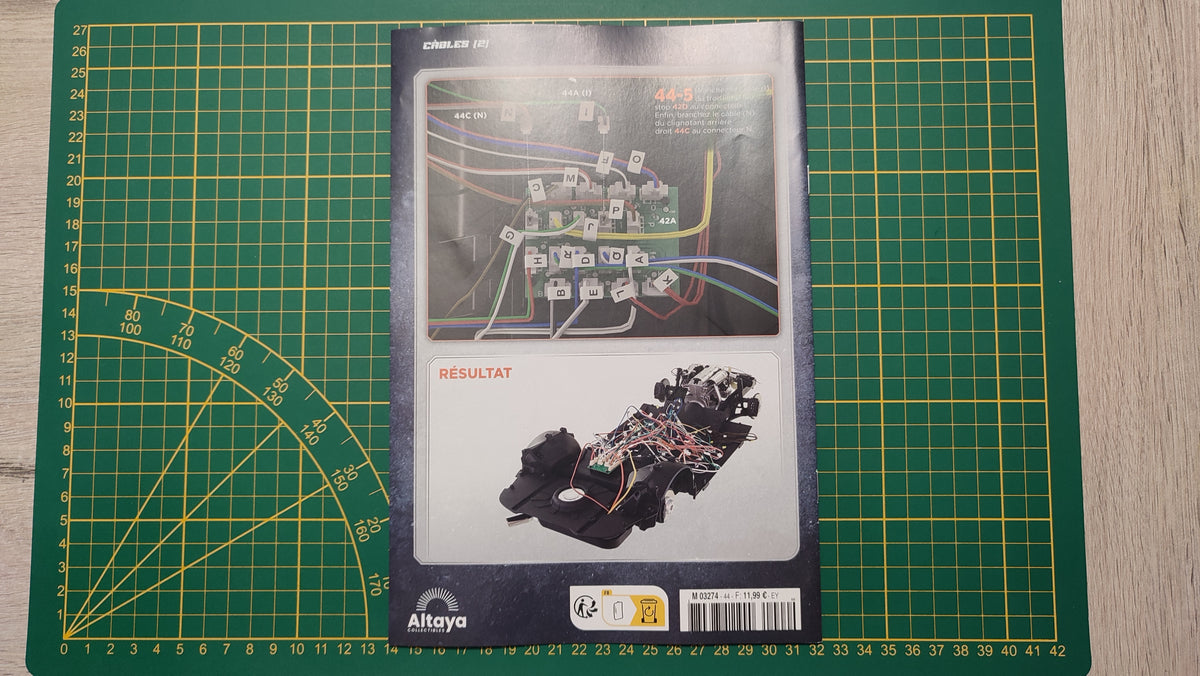 Fascicule sans pièces numéro 44 n°44 Toyota Supra MK.IV Fast & Furious 1/8 1/8e 1/8ème Altaya #E78