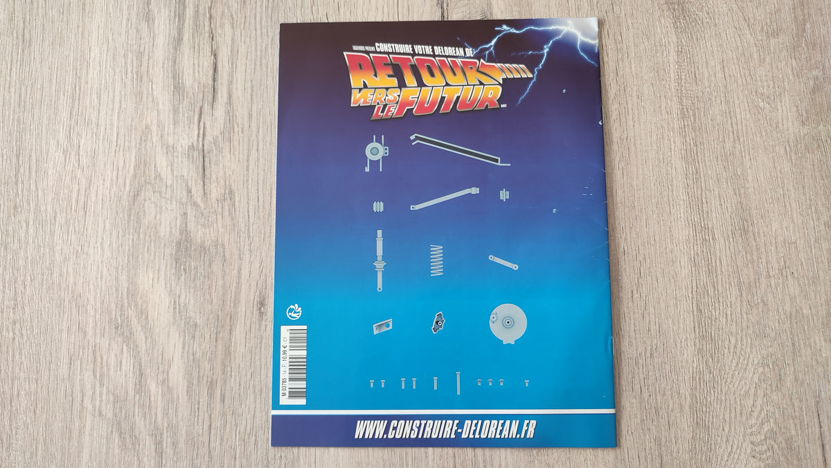 Fascicule seule sans pièce n°14 pièce détachée DeLorean Retour vers le Futur Eaglemoss 1/8 #E76