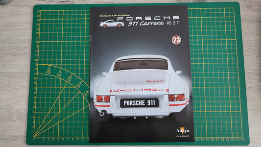 Fascicule seul sans pièce n°23 pièce détachée Porsche 911 Carrera RS 2.7 1/8 1/8ème Altaya #B37