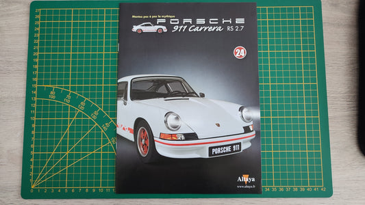 Fascicule seul sans pièce n°24 pièce détachée Porsche 911 Carrera RS 2.7 1/8 1/8ème Altaya #B37