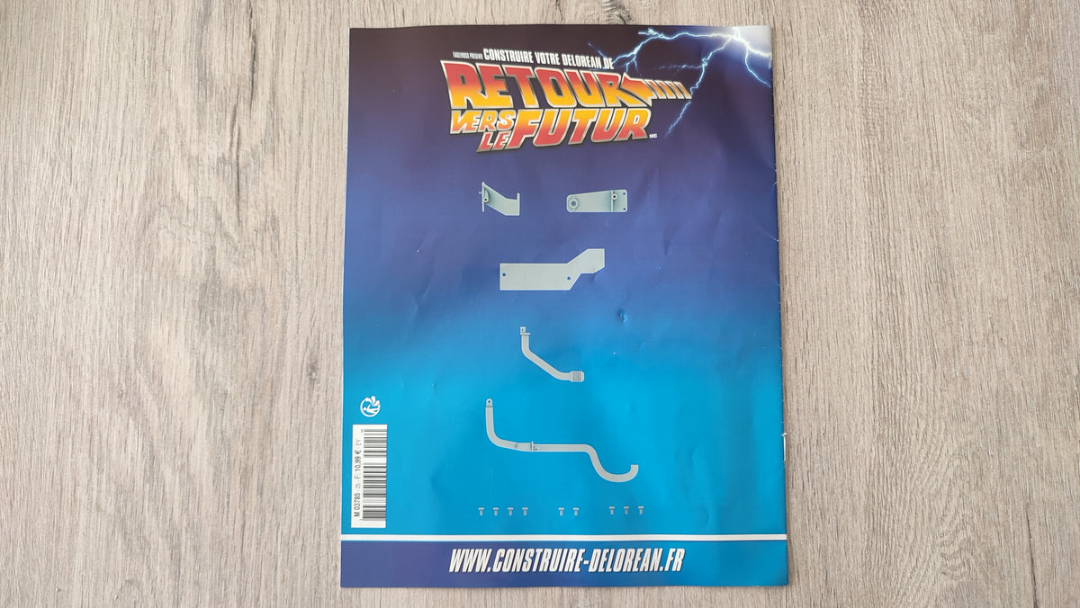 Fascicule seul sans pièce n°25 pièce détachée DeLorean Retour vers le Futur Eaglemoss 1/8 #E76