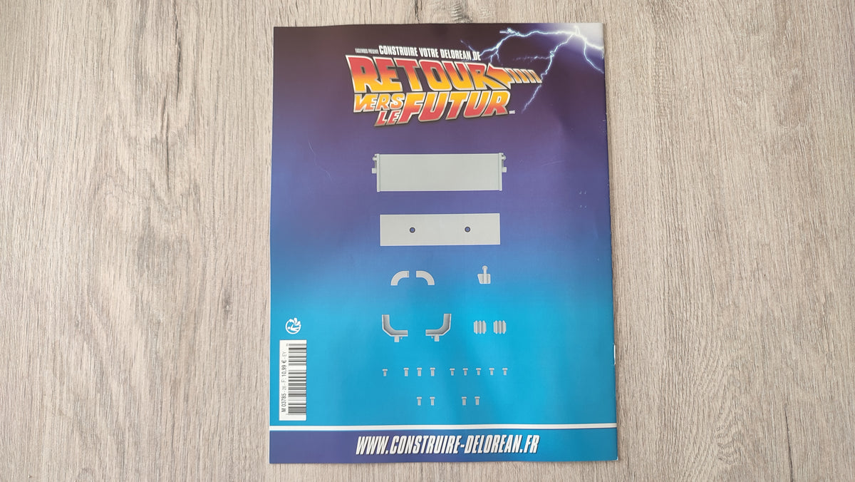 Fascicule seul sans pièce n°26 pièce détachée DeLorean Retour vers le Futur Eaglemoss 1/8 #E76