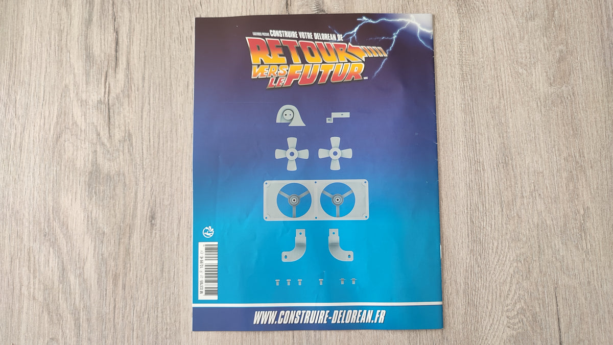 Fascicule seul sans pièce n°27 pièce détachée DeLorean Retour vers le Futur Eaglemoss 1/8 #E76