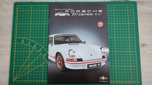 Fascicule seul sans pièce n°27 pièce détachée Porsche 911 Carrera RS 2.7 1/8 1/8ème Altaya #B37