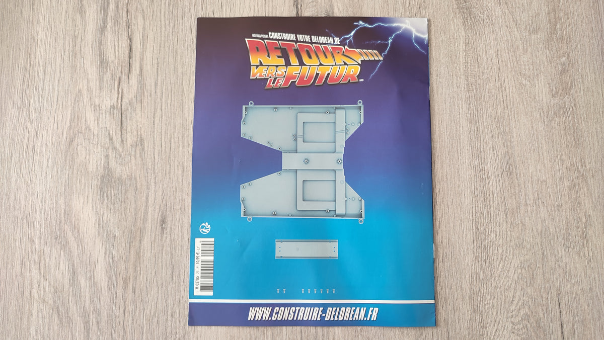 Fascicule seul sans pièce n°29 pièce détachée DeLorean Retour vers le Futur Eaglemoss 1/8 #E76
