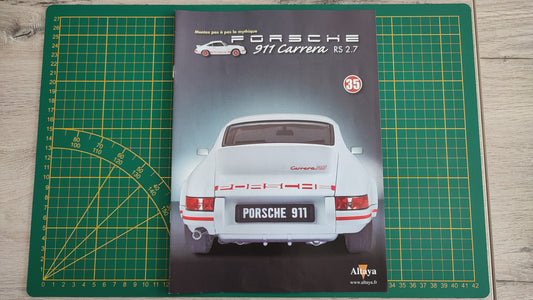 Fascicule seul sans pièce n°35 pièce détachée Porsche 911 Carrera RS 2.7 1/8 1/8ème Altaya #B37