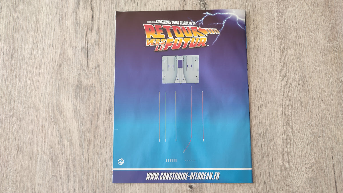 Fascicule seul sans pièce n°39 pièce détachée DeLorean Retour vers le Futur Eaglemoss 1/8 #E76