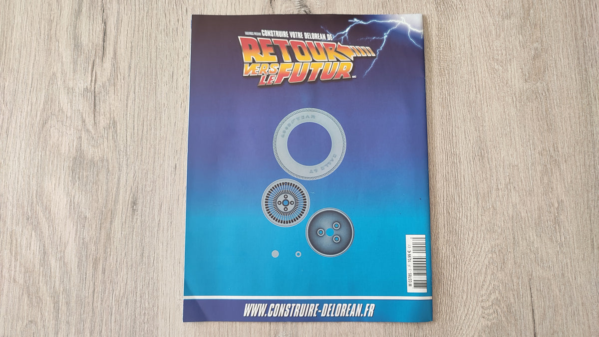 Fascicule seul sans pièce n°3 pièce détachée DeLorean Retour vers le Futur Eaglemoss 1/8 #E76