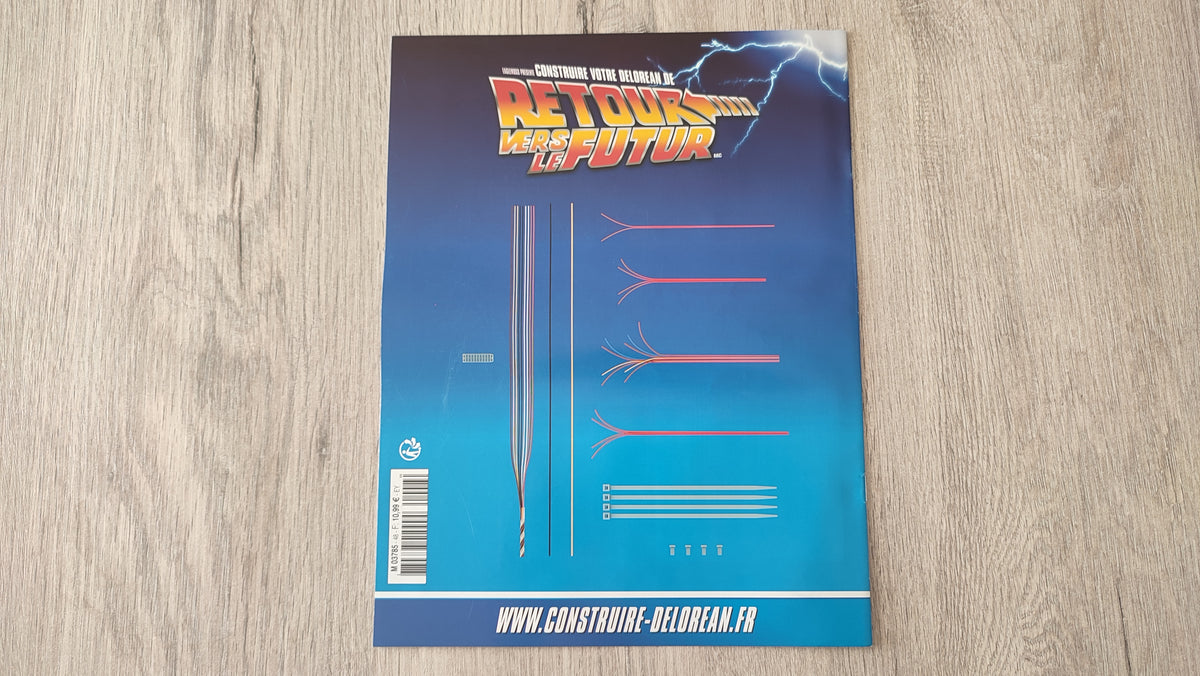 Fascicule seul sans pièce n°48 pièce détachée DeLorean Retour vers le Futur Eaglemoss 1/8 #E76