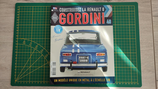 Fascicule seul sans pièce n°48 pièce détachée Renault R8 Gordini 1/8 1/8ème Eaglemoss Collections #A67