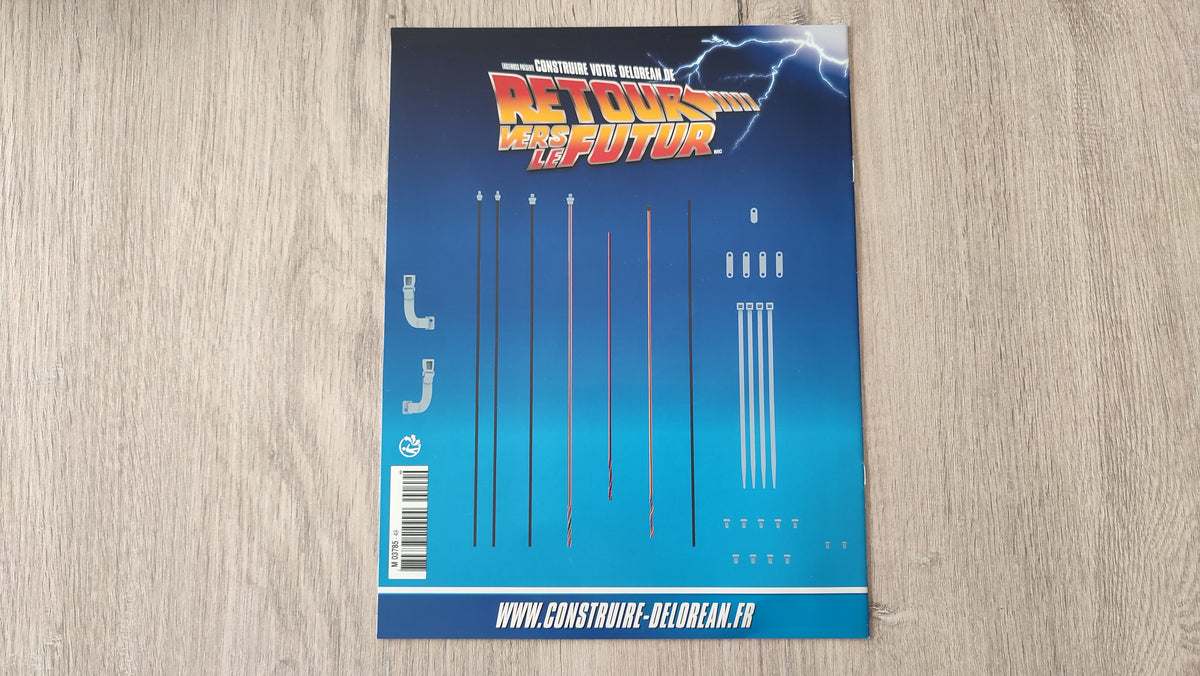Fascicule seul sans pièce n°49 pièce détachée DeLorean Retour vers le Futur Eaglemoss 1/8 #E76
