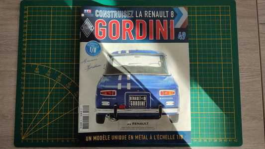 Fascicule seul sans pièce n°49 pièce détachée Renault R8 Gordini 1/8 1/8ème Eaglemoss Collections #A67