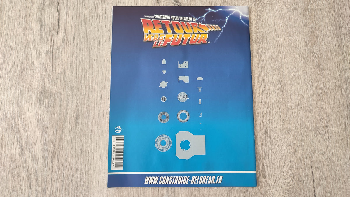 Fascicule seul sans pièce n°4 pièce détachée DeLorean Retour vers le Futur Eaglemoss 1/8 #E76