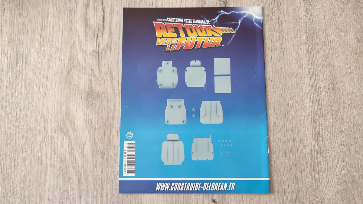 Fascicule seul sans pièce n°50 pièce détachée DeLorean Retour vers le Futur Eaglemoss 1/8 #E76