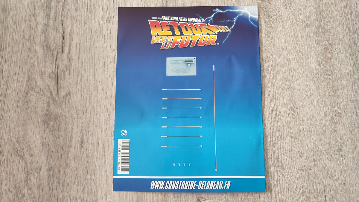 Fascicule seul sans pièce n°56 pièce détachée DeLorean Retour vers le Futur Eaglemoss 1/8 #E76