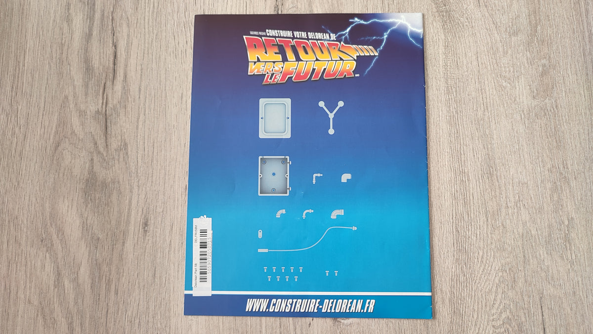 Fascicule seul sans pièce n°58 pièce détachée DeLorean Retour vers le Futur Eaglemoss 1/8 #E76