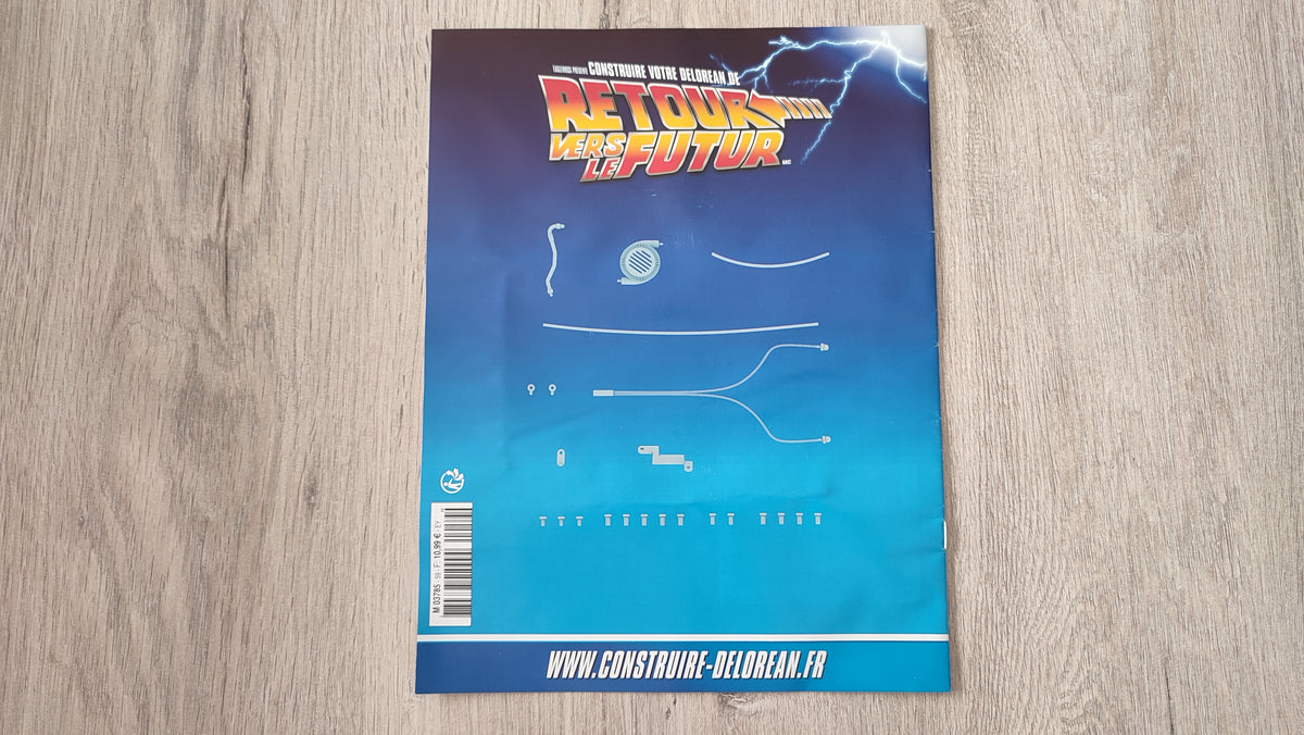 Fascicule seul sans pièce n°59 pièce détachée DeLorean Retour vers le Futur Eaglemoss 1/8 #E76