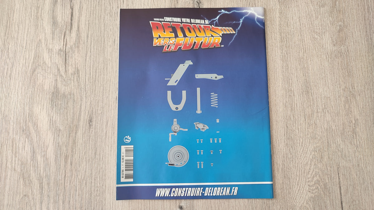 Fascicule seul sans pièce n°5 pièce détachée DeLorean Retour vers le Futur Eaglemoss 1/8 #E76