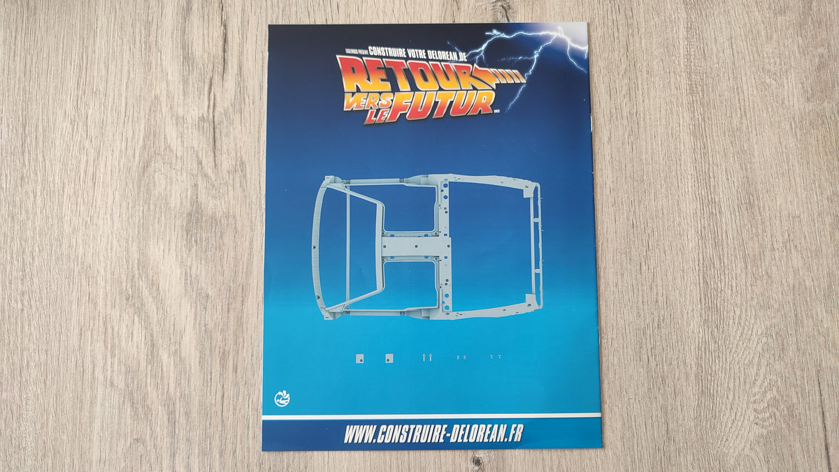 Fascicule seul sans pièce n°61 pièce détachée DeLorean Retour vers le Futur Eaglemoss 1/8 #E76