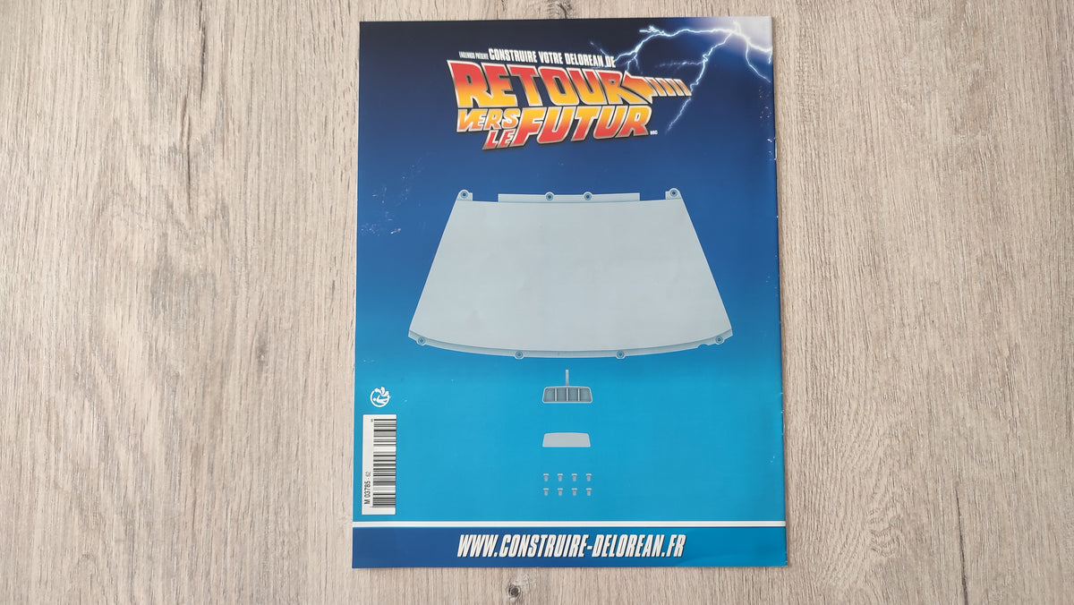 Fascicule seul sans pièce n°62 pièce détachée DeLorean Retour vers le Futur Eaglemoss 1/8 #E76