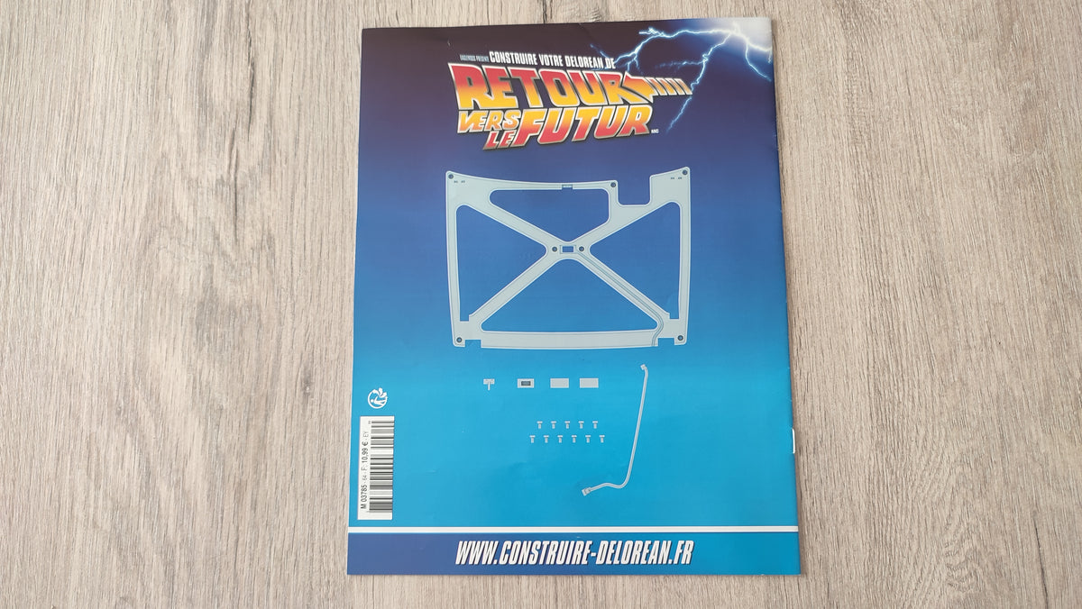 Fascicule seul sans pièce n°64 pièce détachée DeLorean Retour vers le Futur Eaglemoss 1/8 #E76