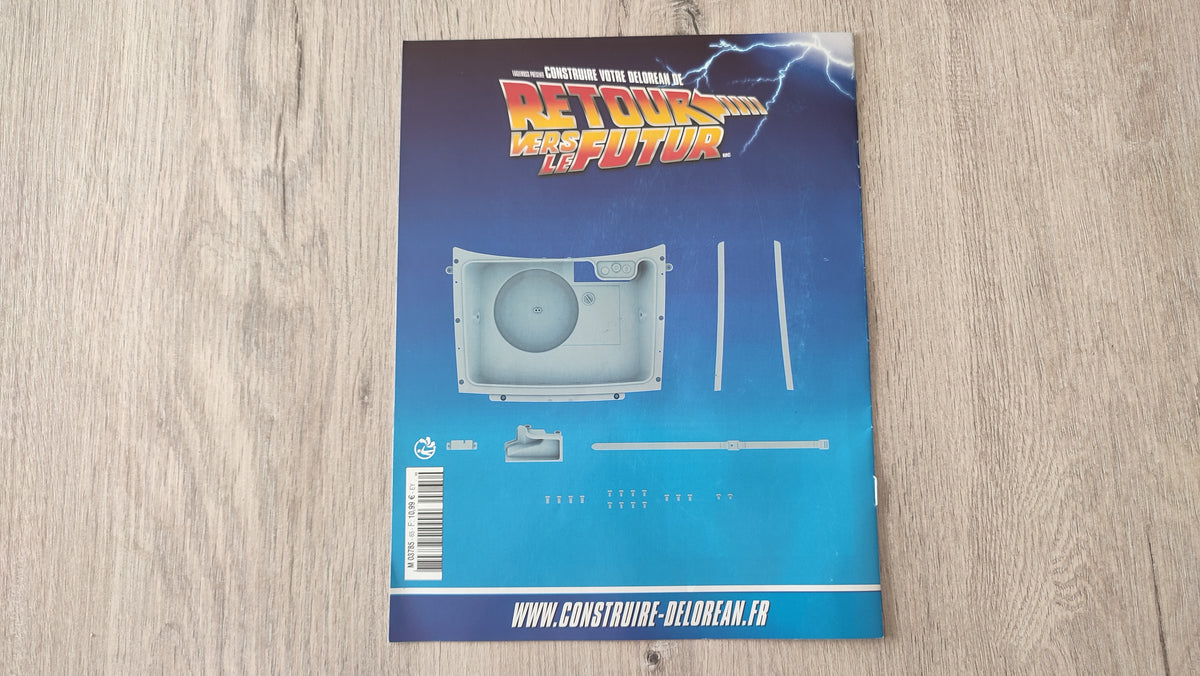 Fascicule seul sans pièce n°65 pièce détachée DeLorean Retour vers le Futur Eaglemoss 1/8 #E76