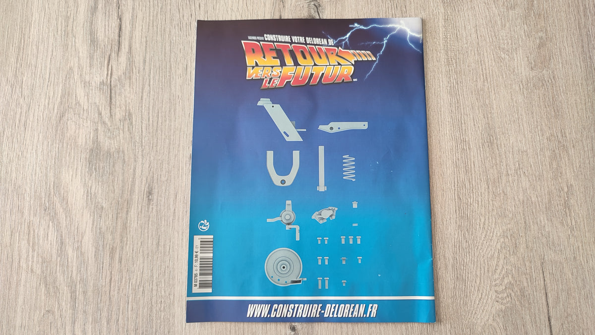 Fascicule seul sans pièce n°6 pièce détachée DeLorean Retour vers le Futur Eaglemoss 1/8 #E76